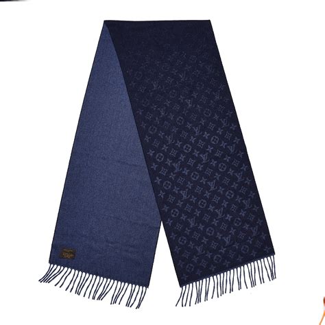 women louis vuitton wool scarf|louis vuitton navy scarf.